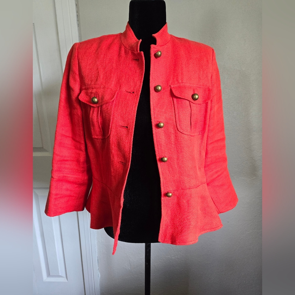 Ralph Lauren  linen blazer size:8